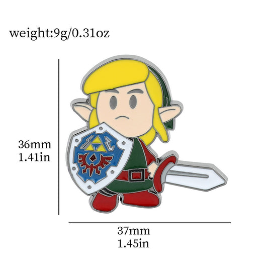 P121 Pin o broche para ropa Zelda metal esmalte