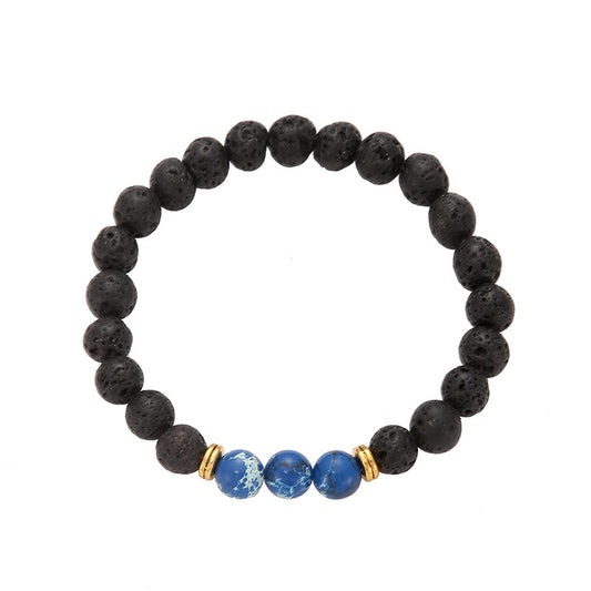 B407A Pulsera volcánica cuencas elastica