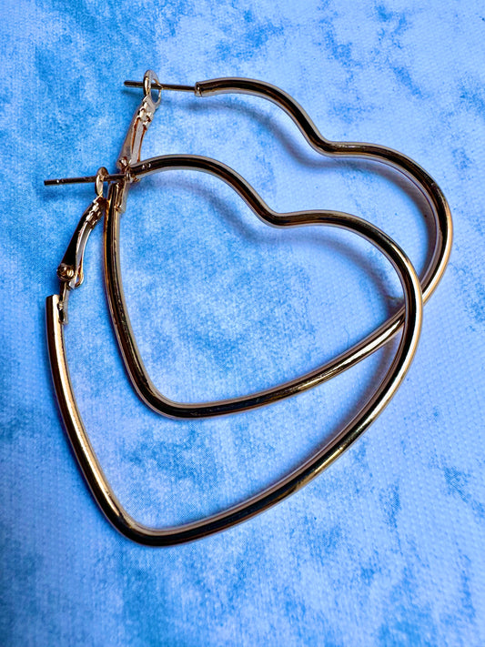 J105 Aretes Arracadas Corazón