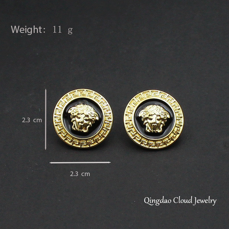 E7278 Aretes esmaltado aleacion 2cm