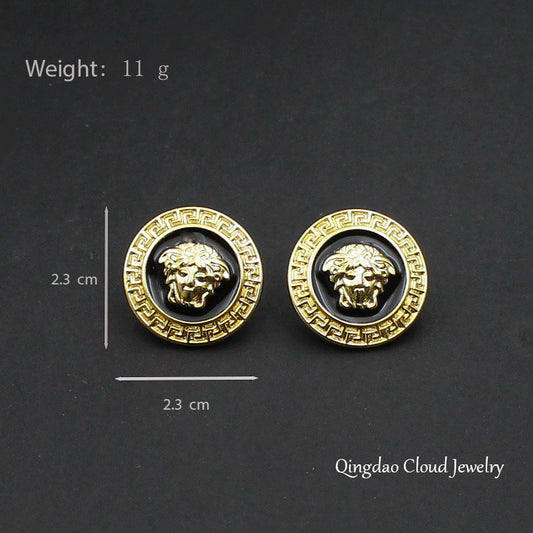 E7278 Aretes esmaltado aleacion 2cm