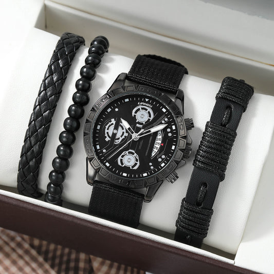 R139 Conjunto Reloj y pulsera para hombre