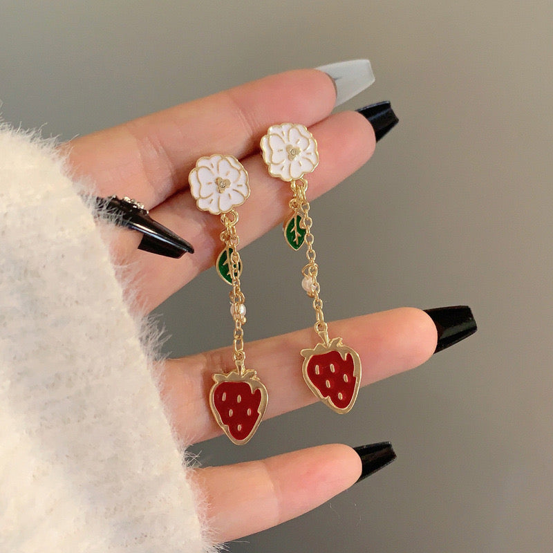 E2615 Aretes fresa aleacion esmaltado 5.7cm