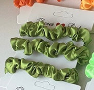 Ac205 Donas para el cabello verde elástica