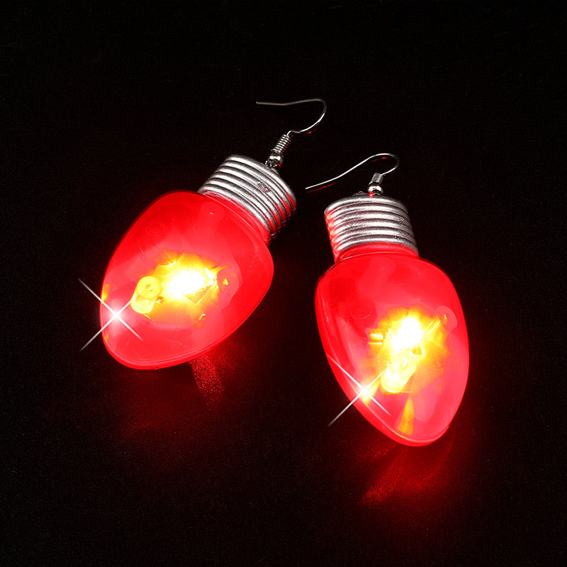 E4079 Aretes foco de luz navideña 6cm