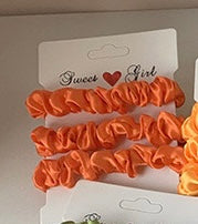 Ac205 Donas para el cabello naranja elástica