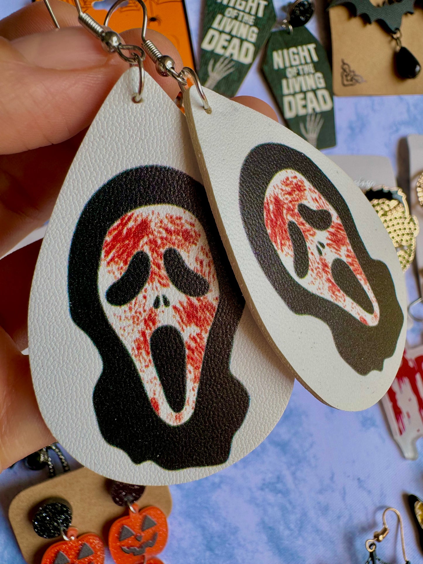 J20 Aretes Ghostface Scream Halloween