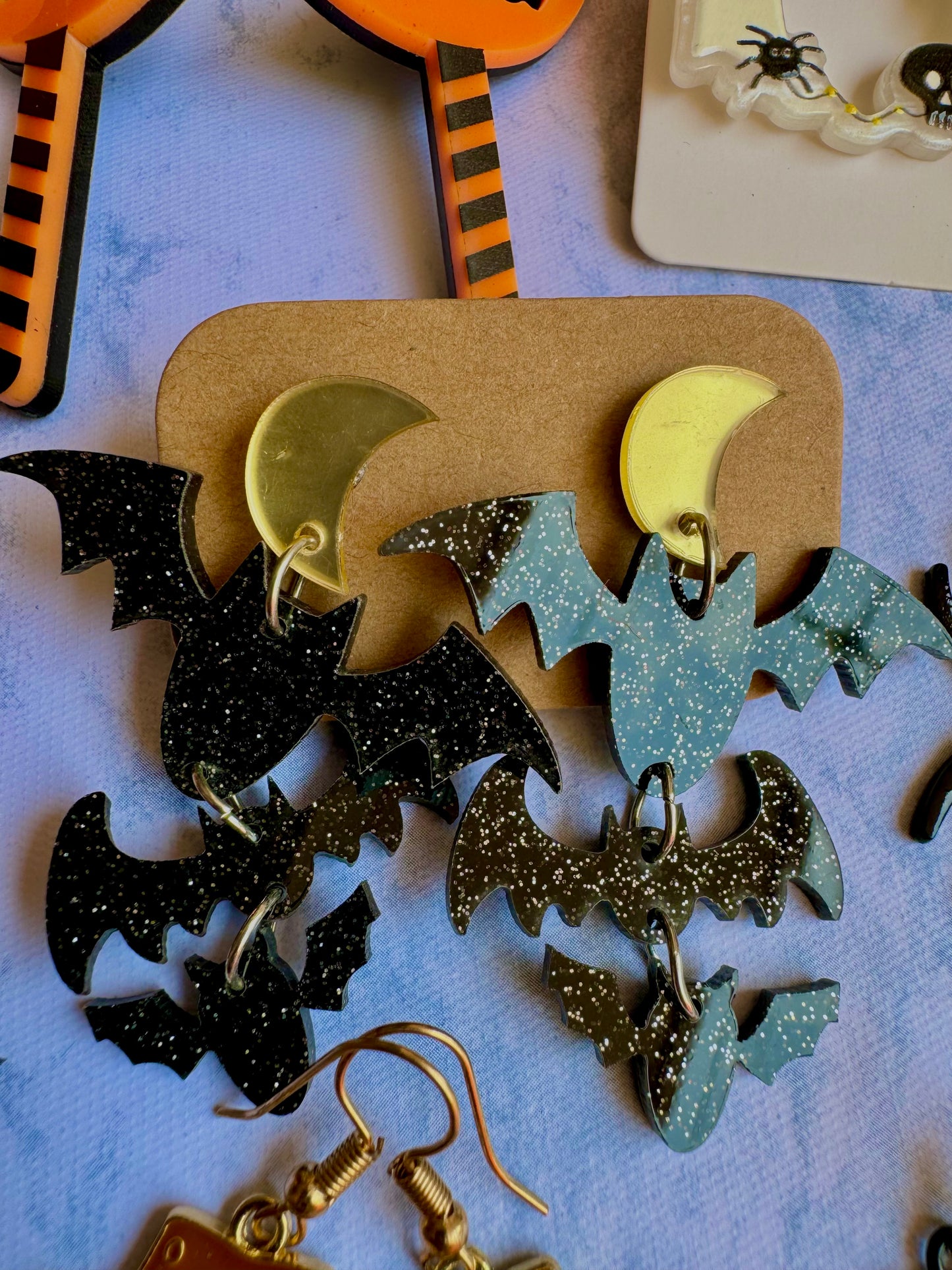 JY37 Aretes Murciélago Halloween