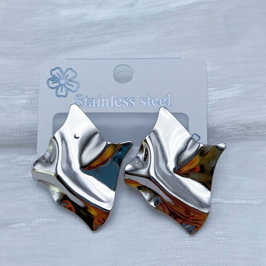 E7268 Aretes acero inoxidable 3.5cm