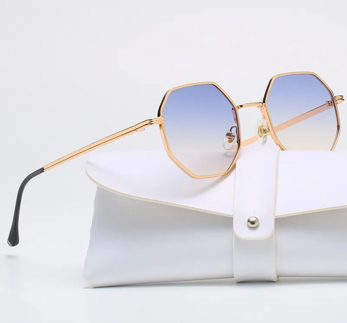 L182 Lentes forma poligono para mujer proteccion uv400
