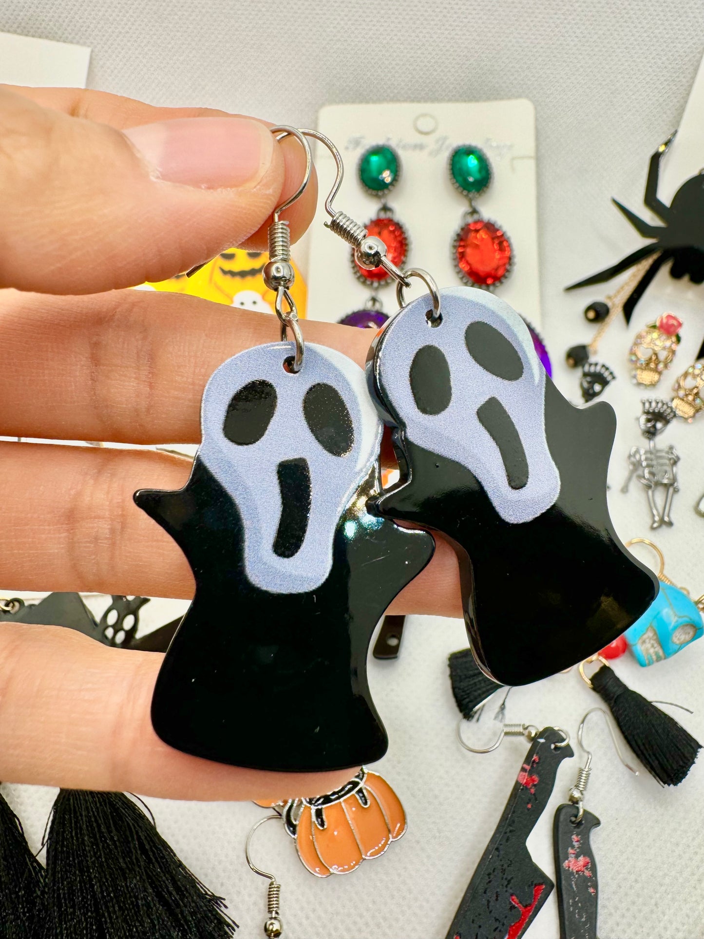 E540 Aretes Ghostface Scream Fantasma