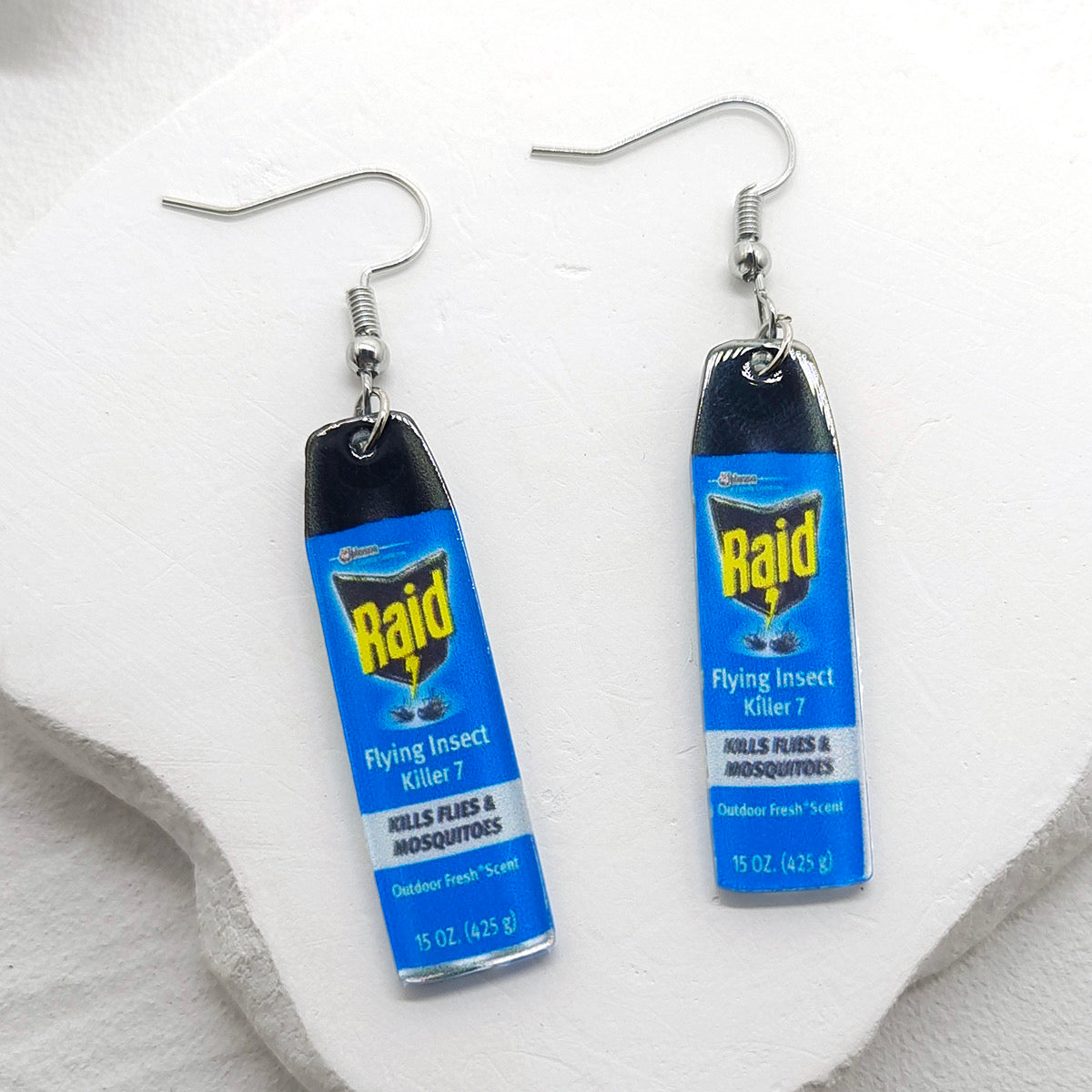 E3909 Aretes raid acrílico 5cm