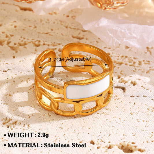 A125 Anillo acero inoxidable abierto