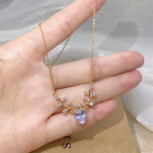 C882 collar alce reno acero inoxidable 26cm