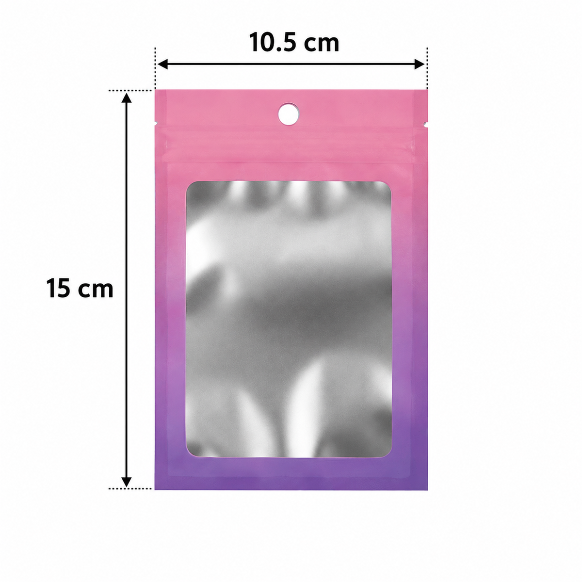 BL01 Bolsas Mylar Resellables 20 Uds Cierre Zip mate