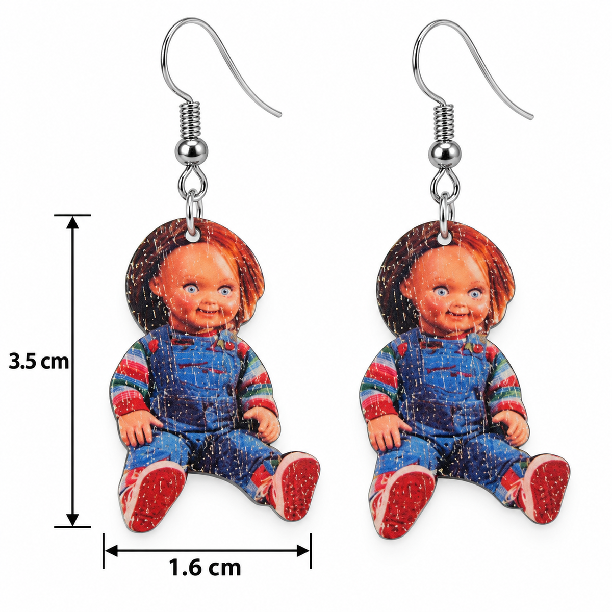 H115 Aretes Chucky aleacion ligeros