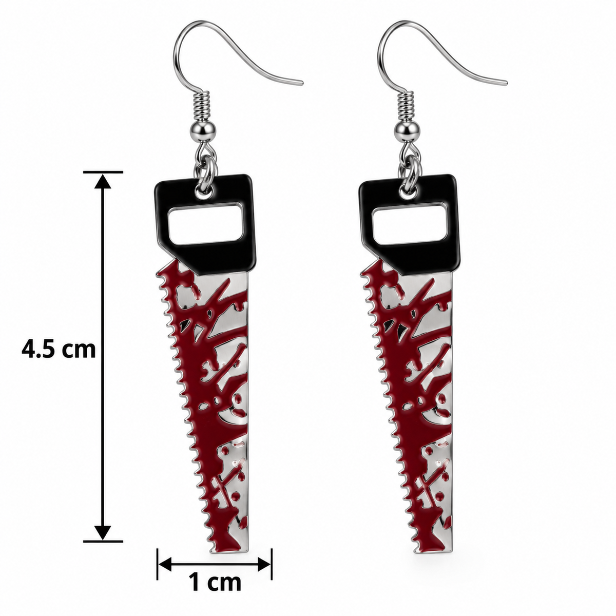 H119 Aretes diseño serrucho aleacion