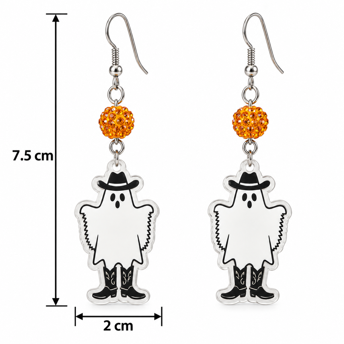 H125 Aretes fantasma colgante de aleacion ligeros