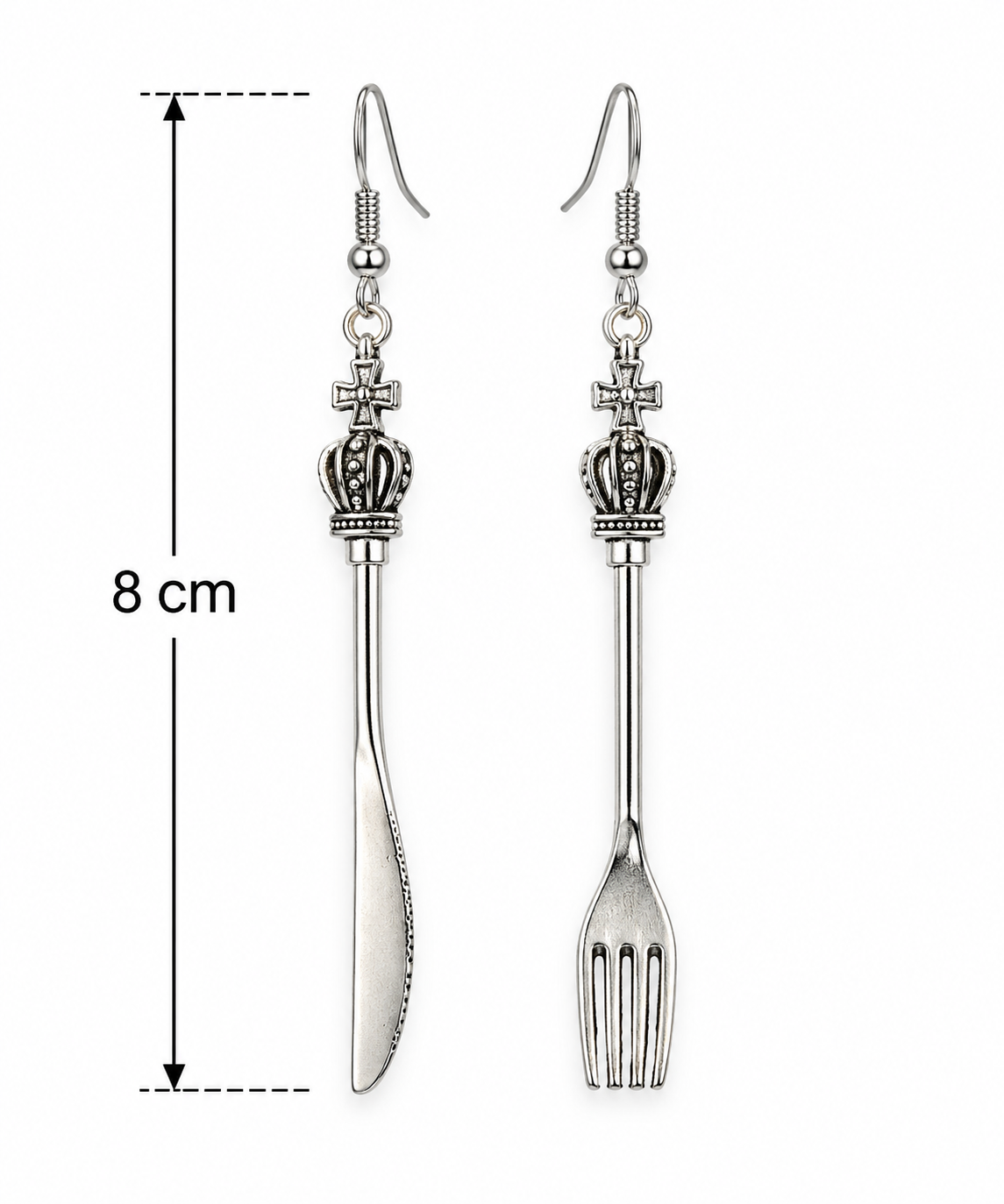 H147 Aretes Cubiertos Reales Aleacion