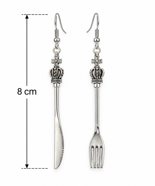 H147 Aretes Cubiertos Reales Aleacion