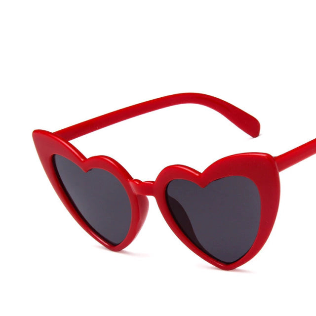 L139 Lentes De Sol Corazón Rojo