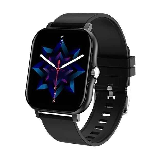 R117 Smartwatch Silicona Negra Bluetooth