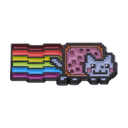 J563 Pin broche para ropa nyan cat arcoiris 2.5cm